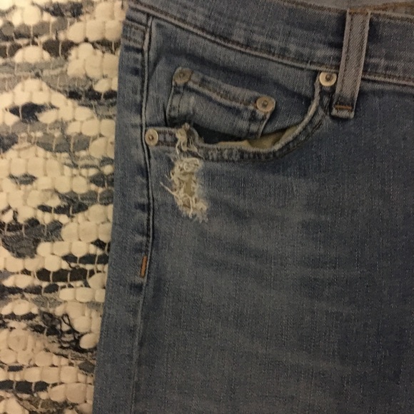 Rag & Bone Distressed Skinny Jeans - Picture 5 of 6